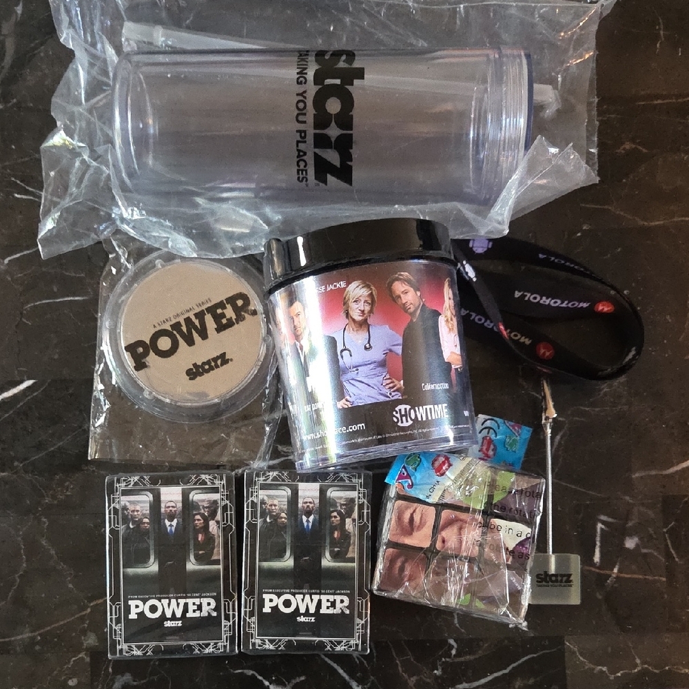 Starz Power Merchandise Set Playing Cards, Tumbler TV